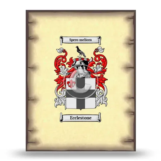Ecclestone Coat of Arms Print