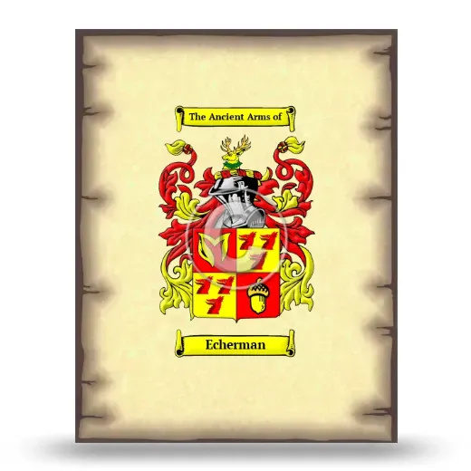 Echerman Coat of Arms Print
