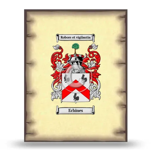 Echines Coat of Arms Print