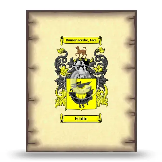 Echlin Coat of Arms Print
