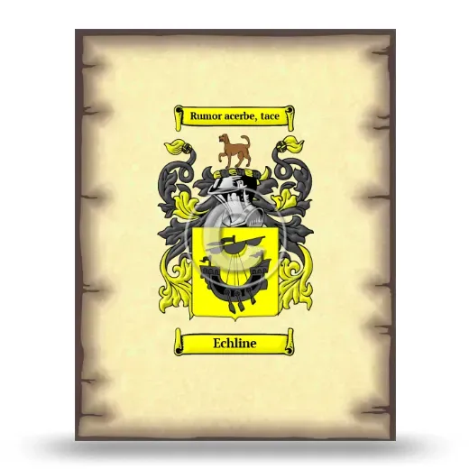 Echline Coat of Arms Print