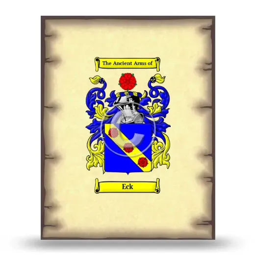 Eck Coat of Arms Print