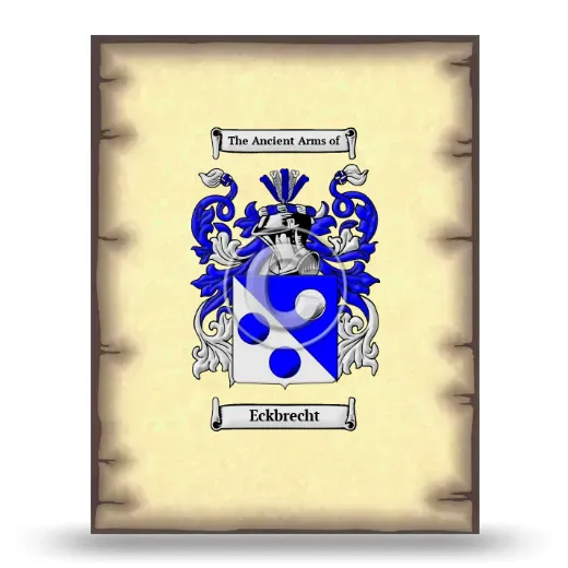 Eckbrecht Coat of Arms Print