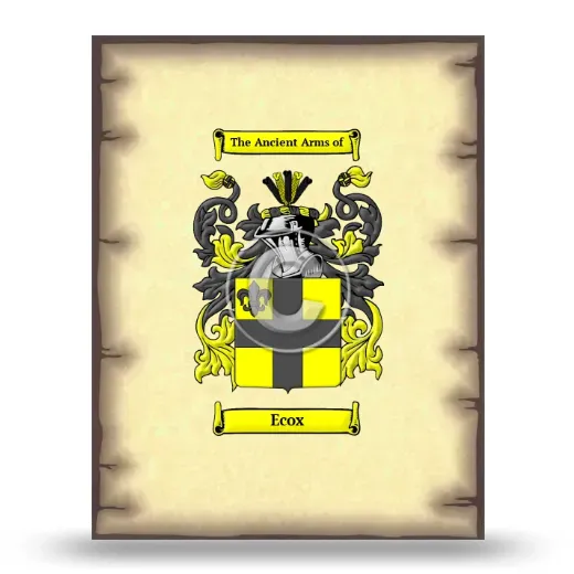 Ecox Coat of Arms Print