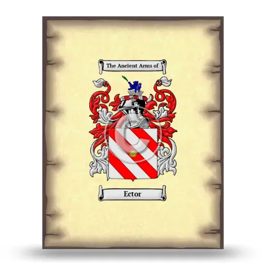 Ector Coat of Arms Print