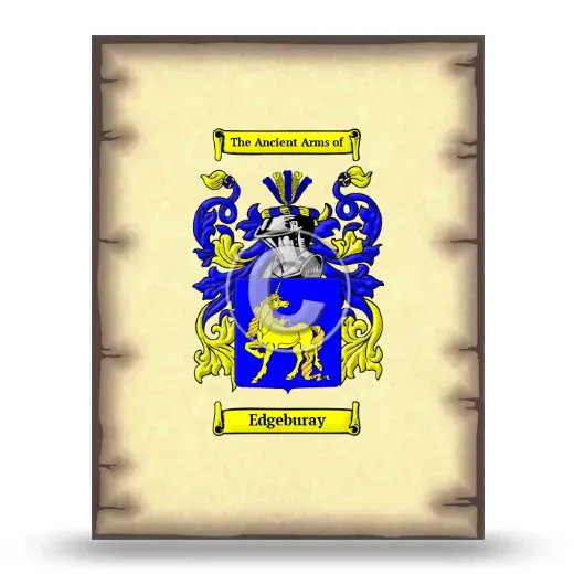 Edgeburay Coat of Arms Print