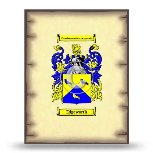 Edgeworth Coat of Arms Print