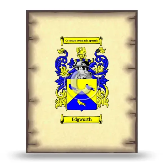 Edgworth Coat of Arms Print