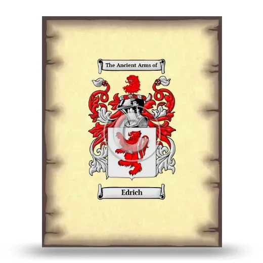Edrich Coat of Arms Print
