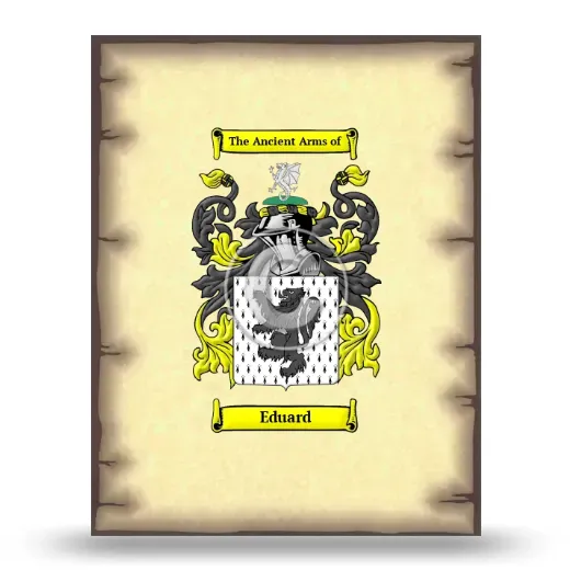 Eduard Coat of Arms Print