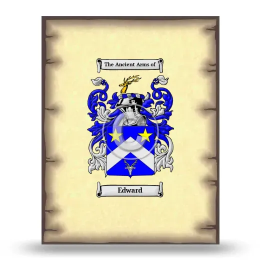 Edward Coat of Arms Print