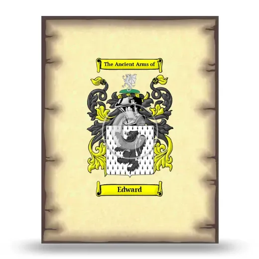Edward Coat of Arms Print