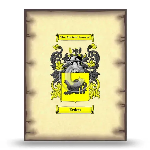 Eeden Coat of Arms Print