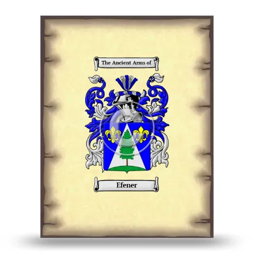 Efener Coat of Arms Print