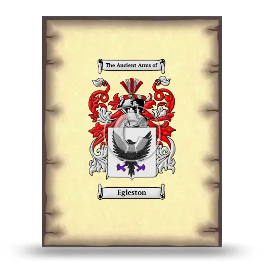 Egleston Coat of Arms Print