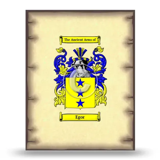 Egor Coat of Arms Print