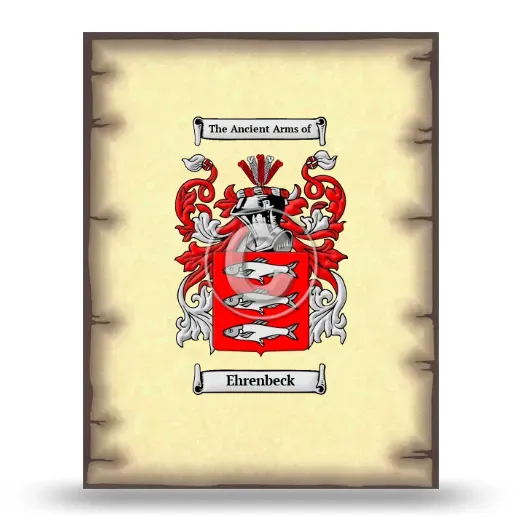Ehrenbeck Coat of Arms Print