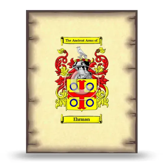 Ehrman Coat of Arms Print