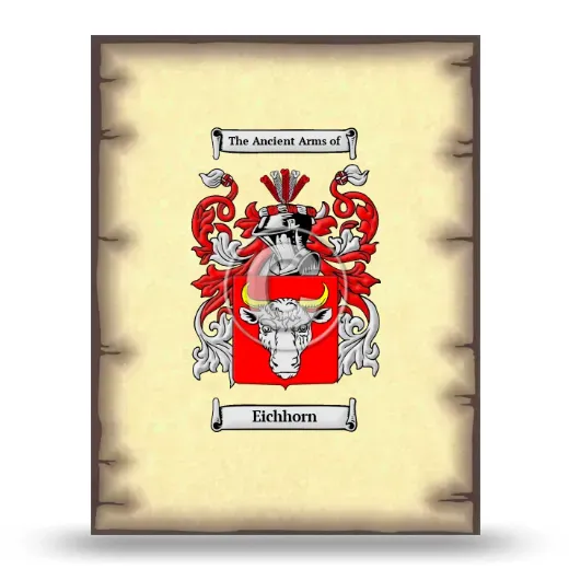Eichhorn Coat of Arms Print