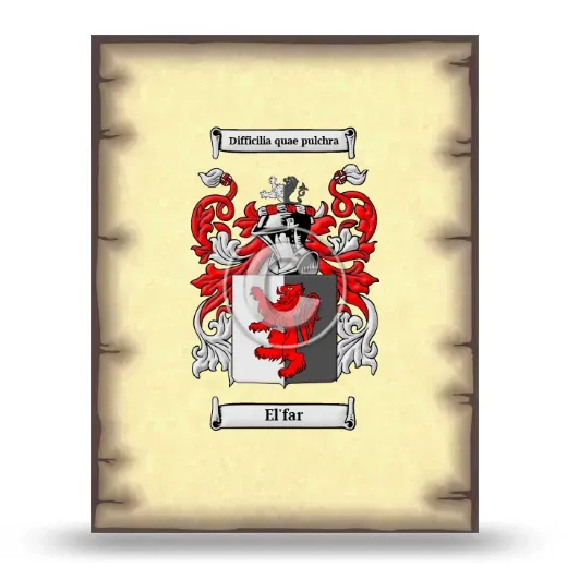 El'far Coat of Arms Print