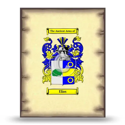 Elías Coat of Arms Print
