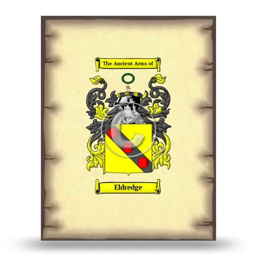 Eldredge Coat of Arms Print