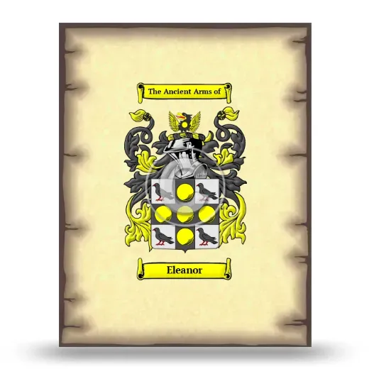 Eleanor Coat of Arms Print