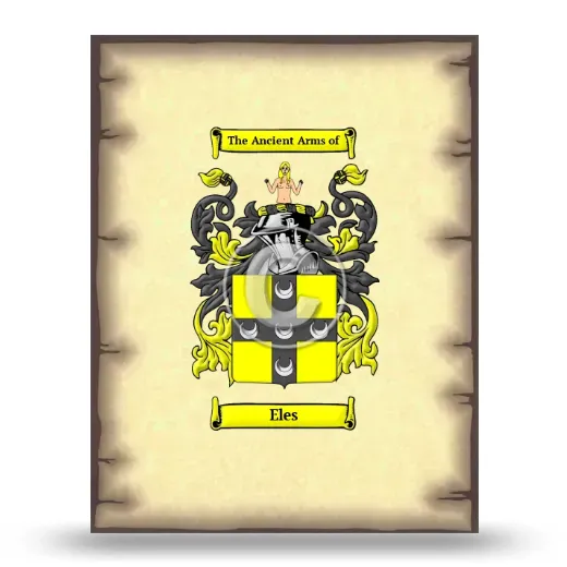Eles Coat of Arms Print