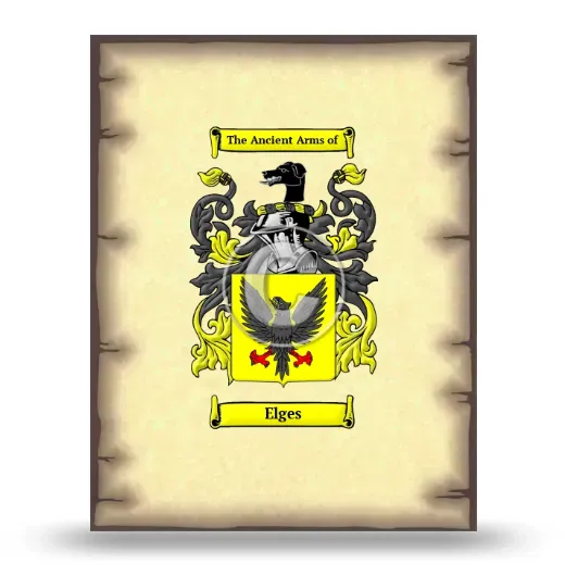 Elges Coat of Arms Print