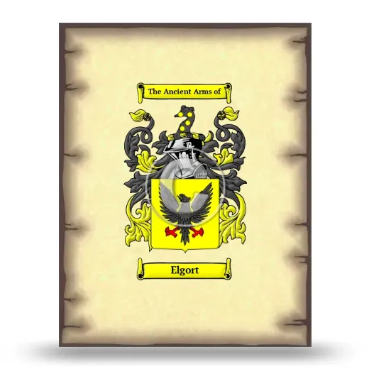 Elgort Coat of Arms Print