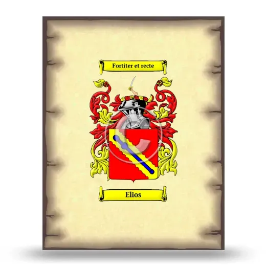 Elios Coat of Arms Print