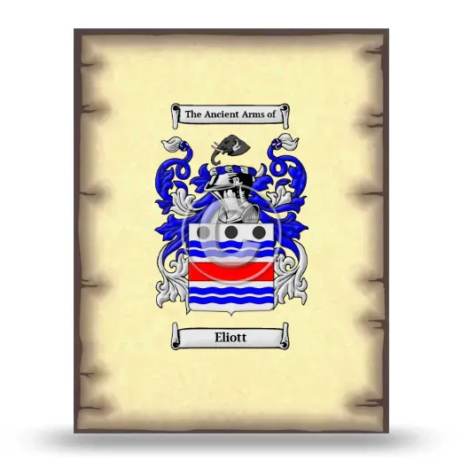 Eliott Coat of Arms Print