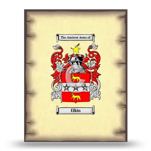 Elkin Coat of Arms Print