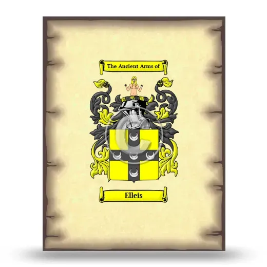 Elleis Coat of Arms Print
