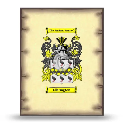 Ellerington Coat of Arms Print