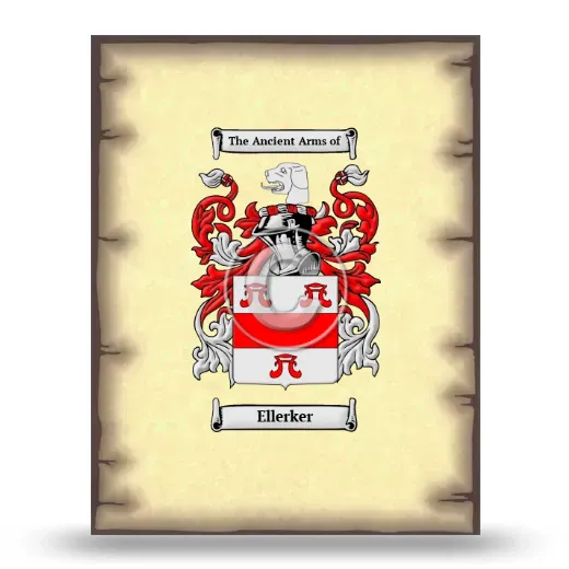 Ellerker Coat of Arms Print