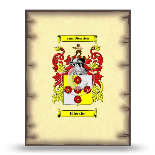 Ellerslie Coat of Arms Print