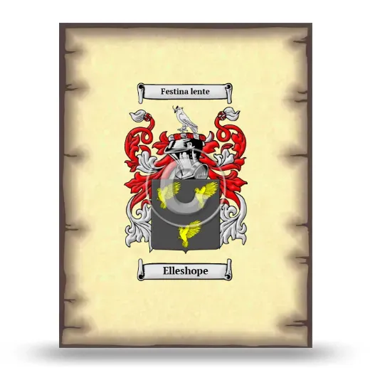 Elleshope Coat of Arms Print