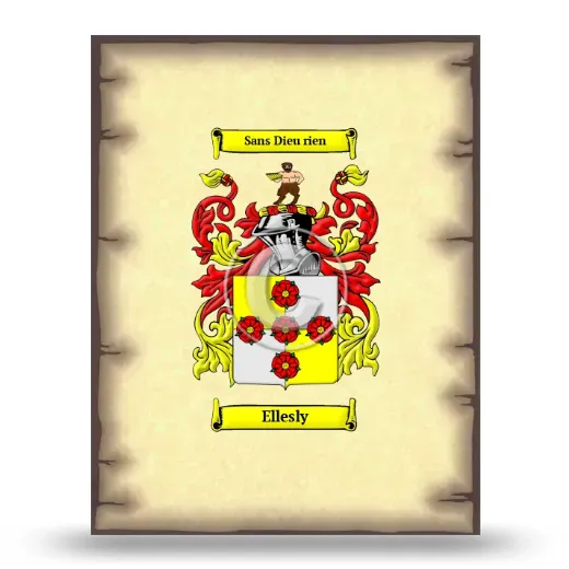 Ellesly Coat of Arms Print