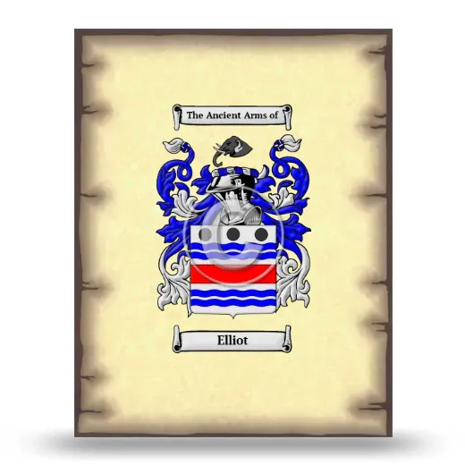 Elliot Coat of Arms Print