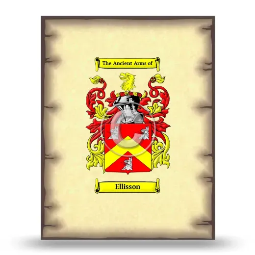 Ellisson Coat of Arms Print