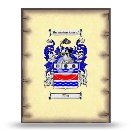 Ellit Coat of Arms Print
