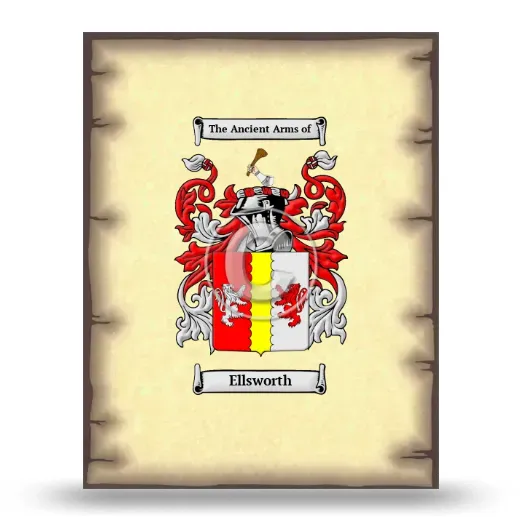 Ellsworth Coat of Arms Print