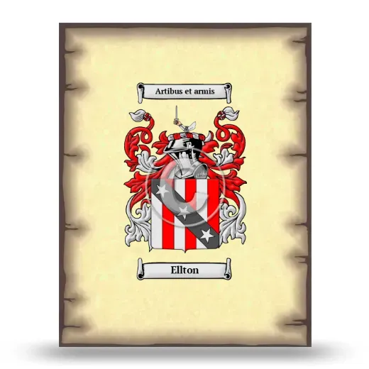Ellton Coat of Arms Print