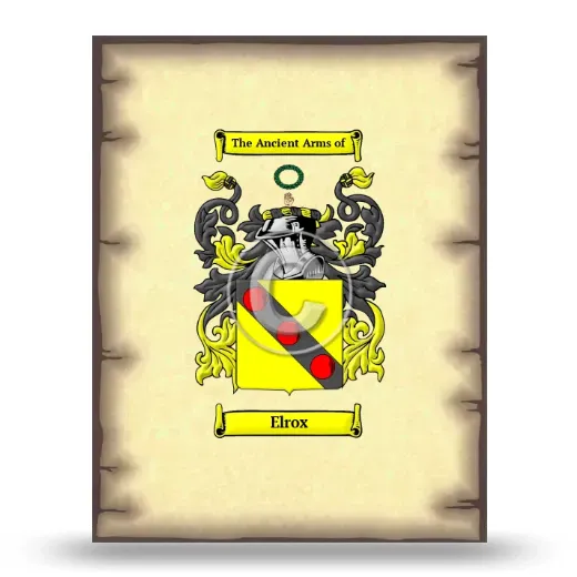 Elrox Coat of Arms Print