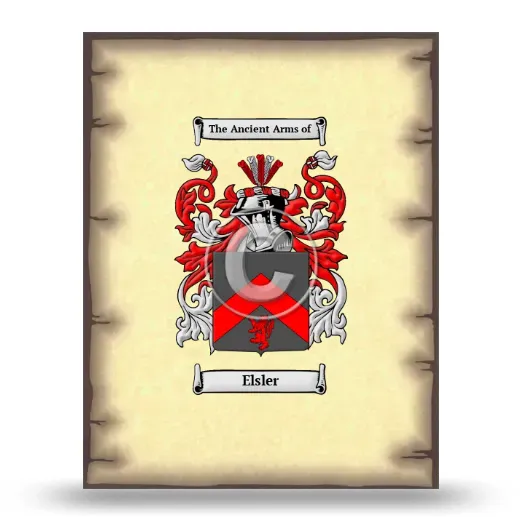 Elsler Coat of Arms Print