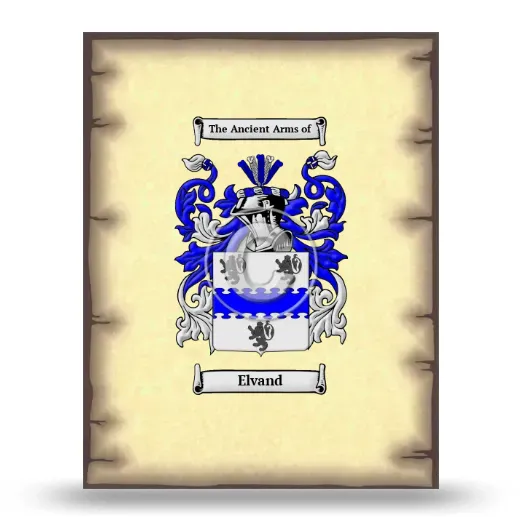 Elvand Coat of Arms Print
