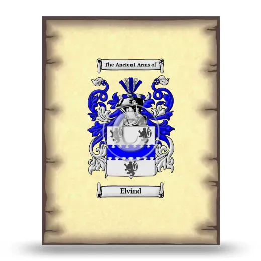 Elvind Coat of Arms Print