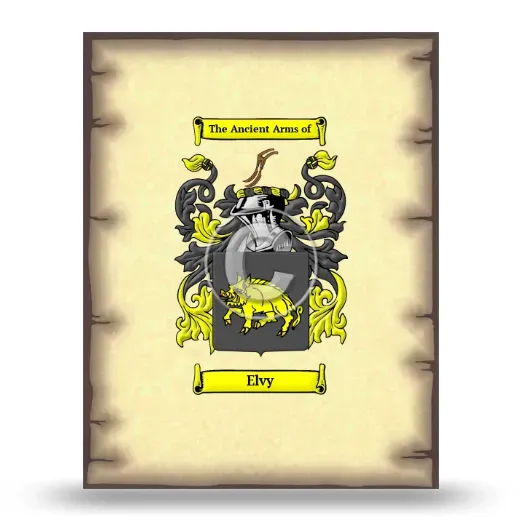 Elvy Coat of Arms Print