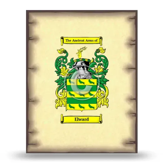 Elward Coat of Arms Print